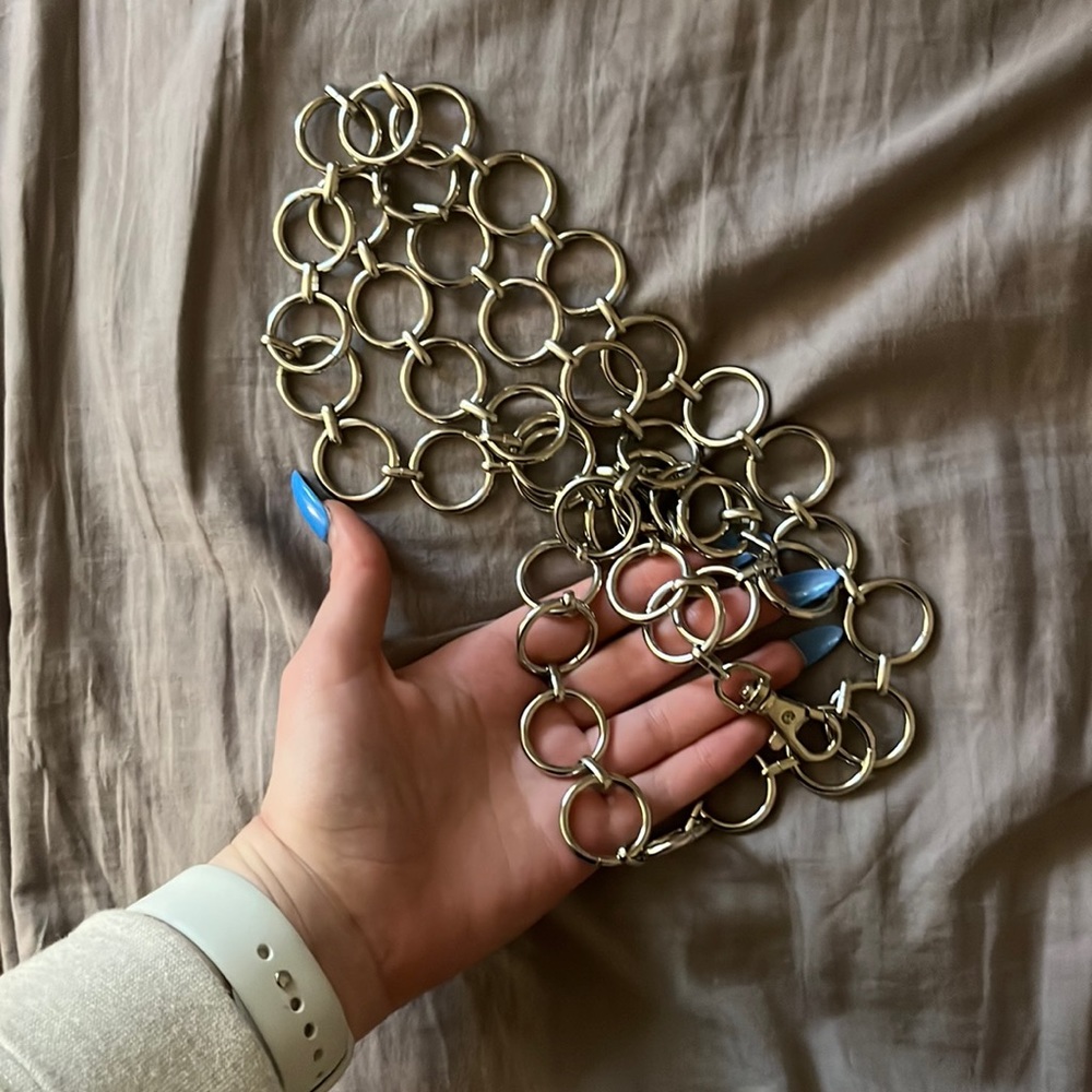 Metal circle belt